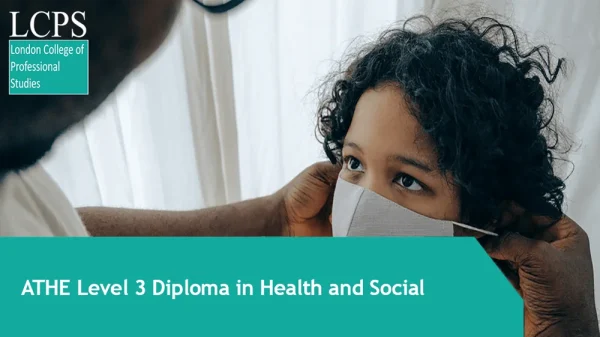 ATHE Level 3 Diploma in Health and Social Care