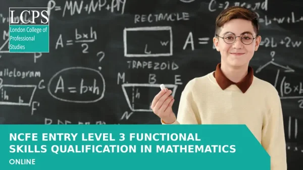 NCFE Entry Level 3 Functional Skills Qualification in Mathematics