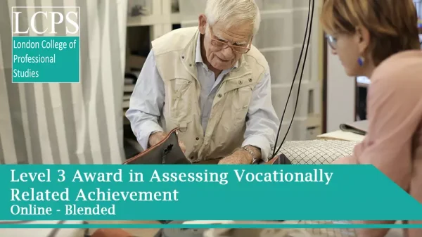 OTHM Level 3 Award in Assessing Vocationally Related Achievement