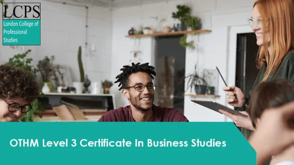 OTHM Level 3 Certificate In Business Studies