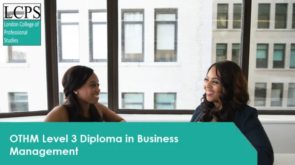 ATHE Level 3 Diploma in Business and Management