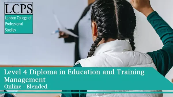 OTHM Level 4 Diploma in Education and Training Management