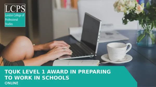 TQUK Level 1 Award in Preparing to Work in Schools